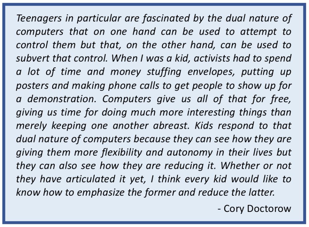 Cory Doctorow Quote