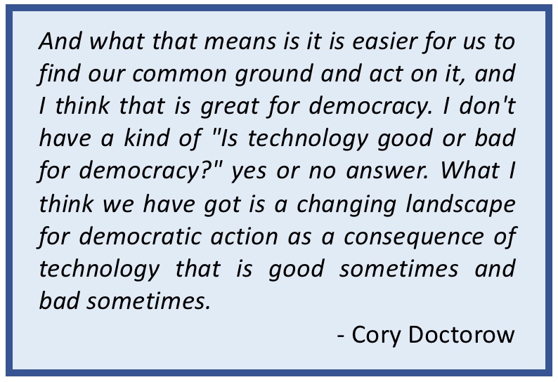 Cory Doctorow Quote