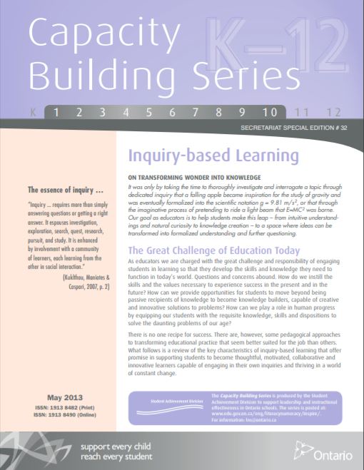 Inquiry Based Learning