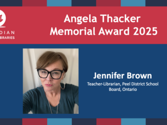 Angela Thacker Award recipient Jennifer Brown