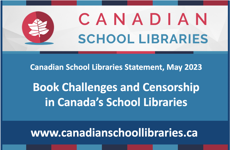 CSL Statement on book challenges and censorship in Canada's school libraries