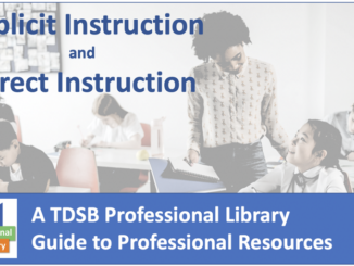 TDSB Professional Library Guide