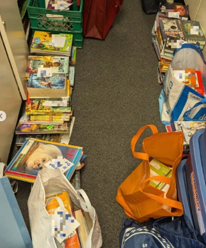 Books ready to go